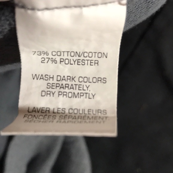 Men's Van Heusen Gray Long Sleeve Polo - Picture 4 of 5